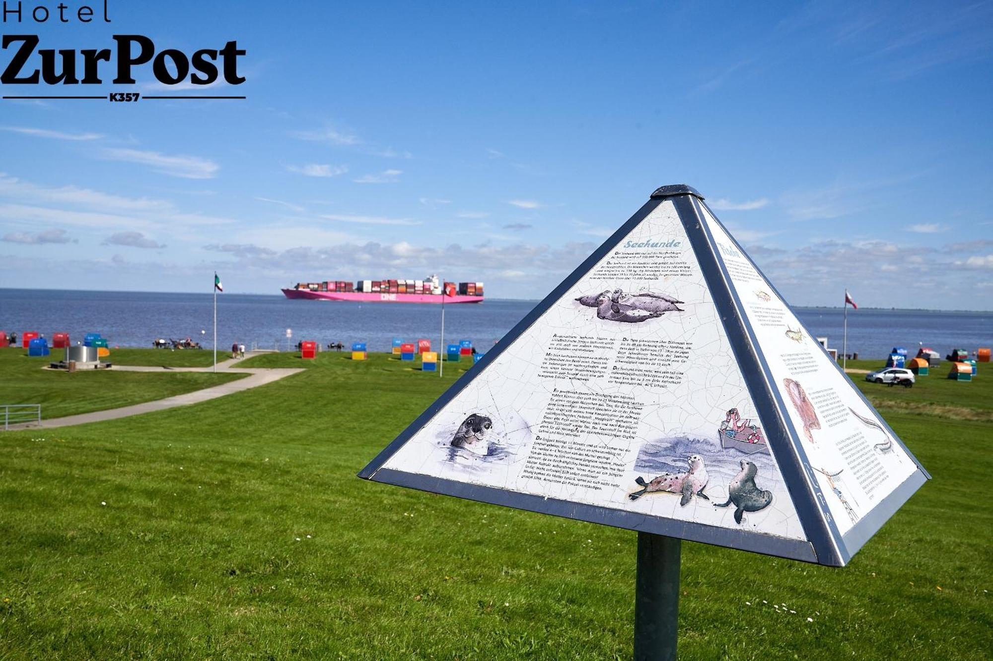 K357 - Hotel & Restaurant "Zur Post" In Otterndorf Bei Cuxhaven Exteriör bild