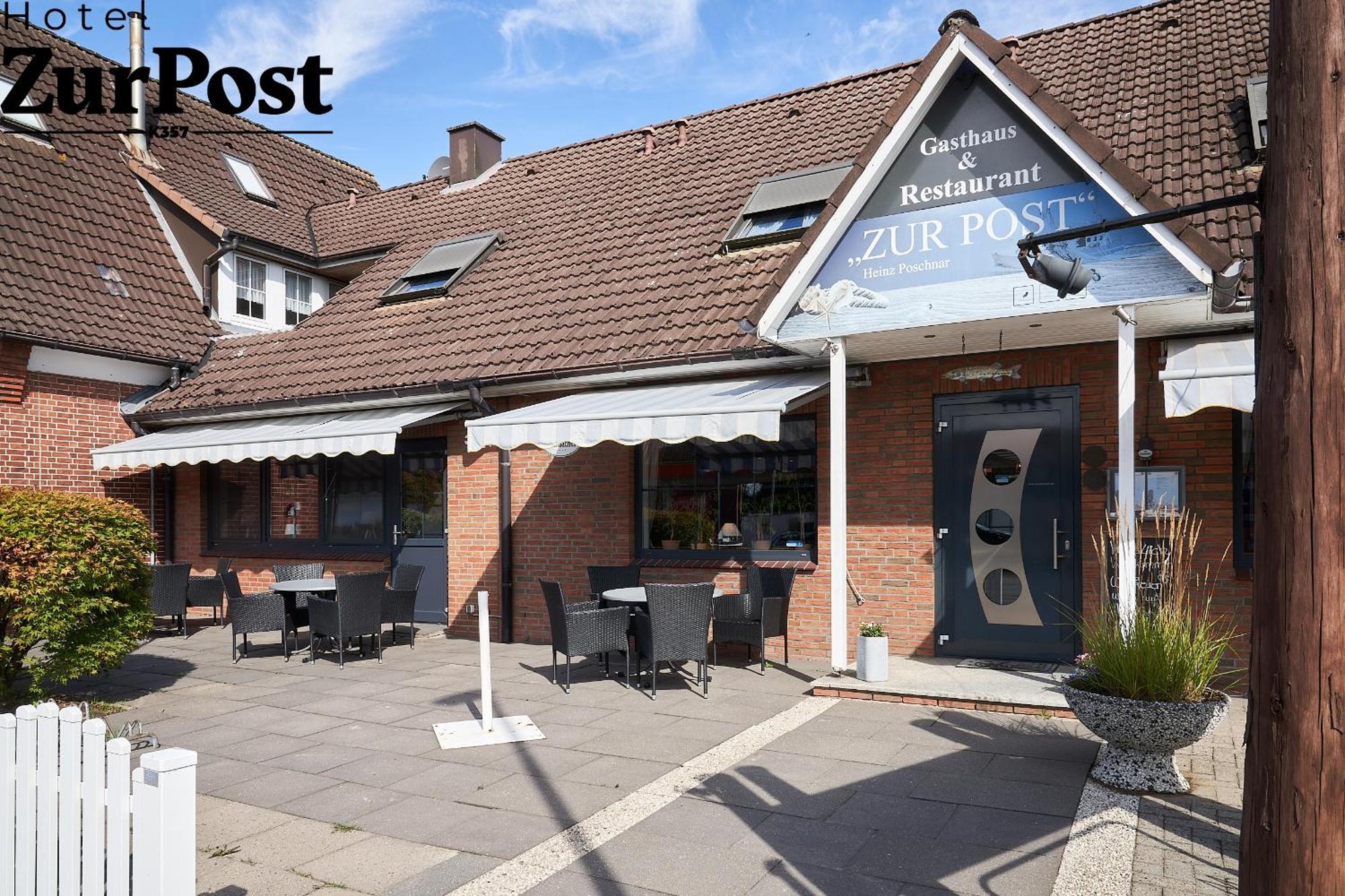 K357 - Hotel & Restaurant "Zur Post" In Otterndorf Bei Cuxhaven Exteriör bild